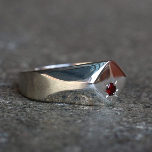 Polygon Signet Ring