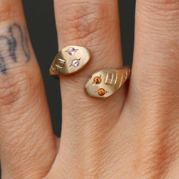 Double Headed Snake Ring - Image 7