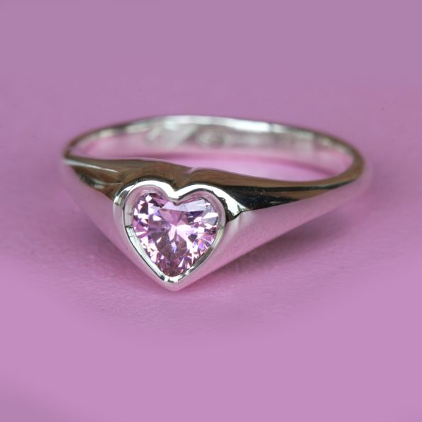 Heart Signet Ring - Image 9