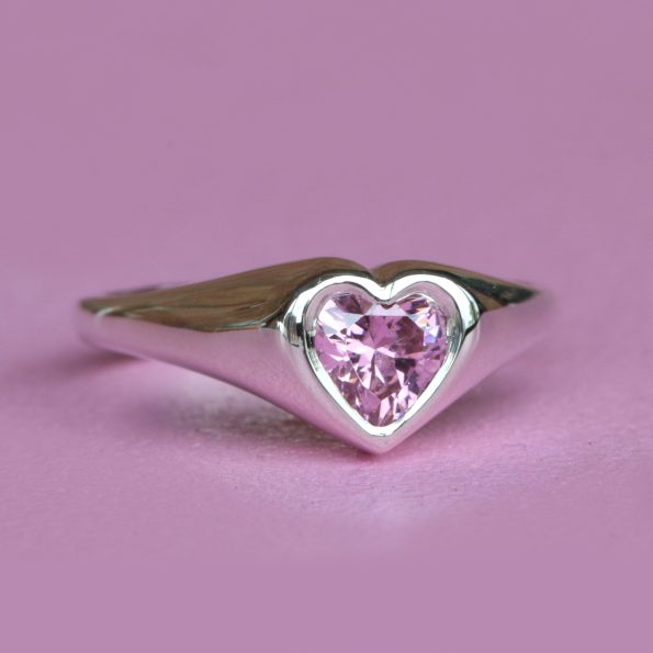 Heart Signet Ring - Image 8