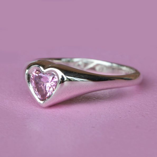Heart Signet Ring - Image 7