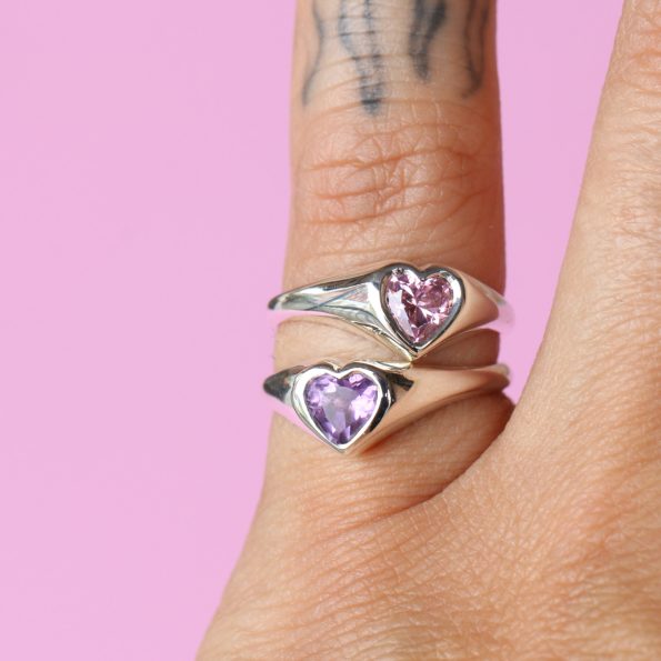 Heart Signet Ring - Image 15