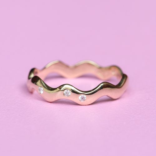 Wavy Ring Gold