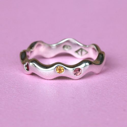 Wavy Ring Silver