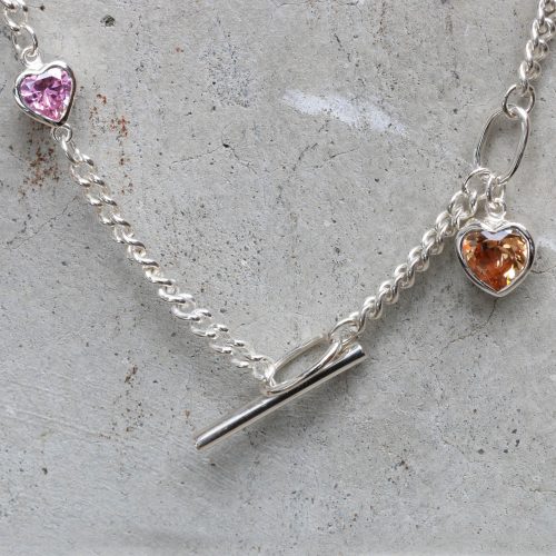 Heart Fob Necklace