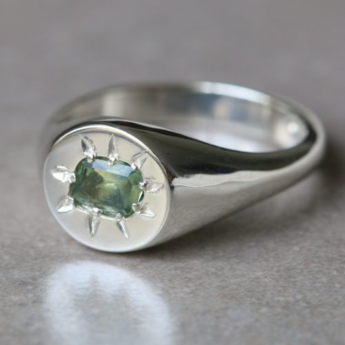 Sapphire Signet Ring