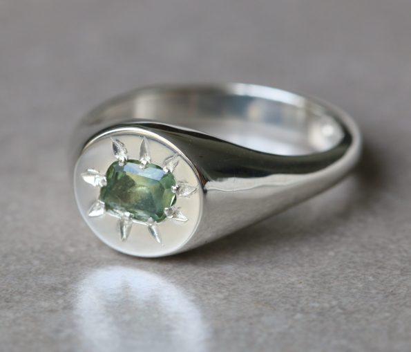 Sapphire Signet Ring