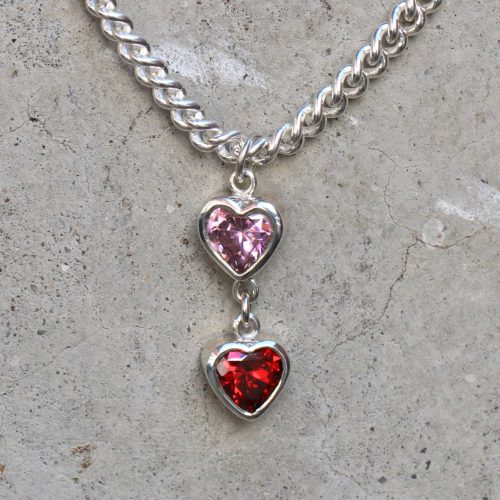 Double Heart Necklace