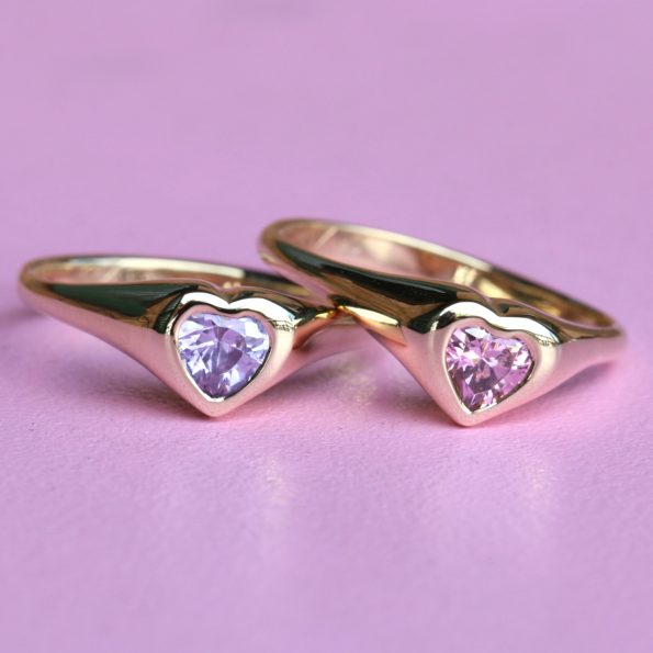 Heart Signet Ring - Image 6