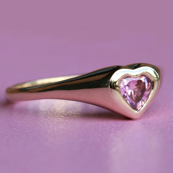 Heart Signet Ring - Image 2